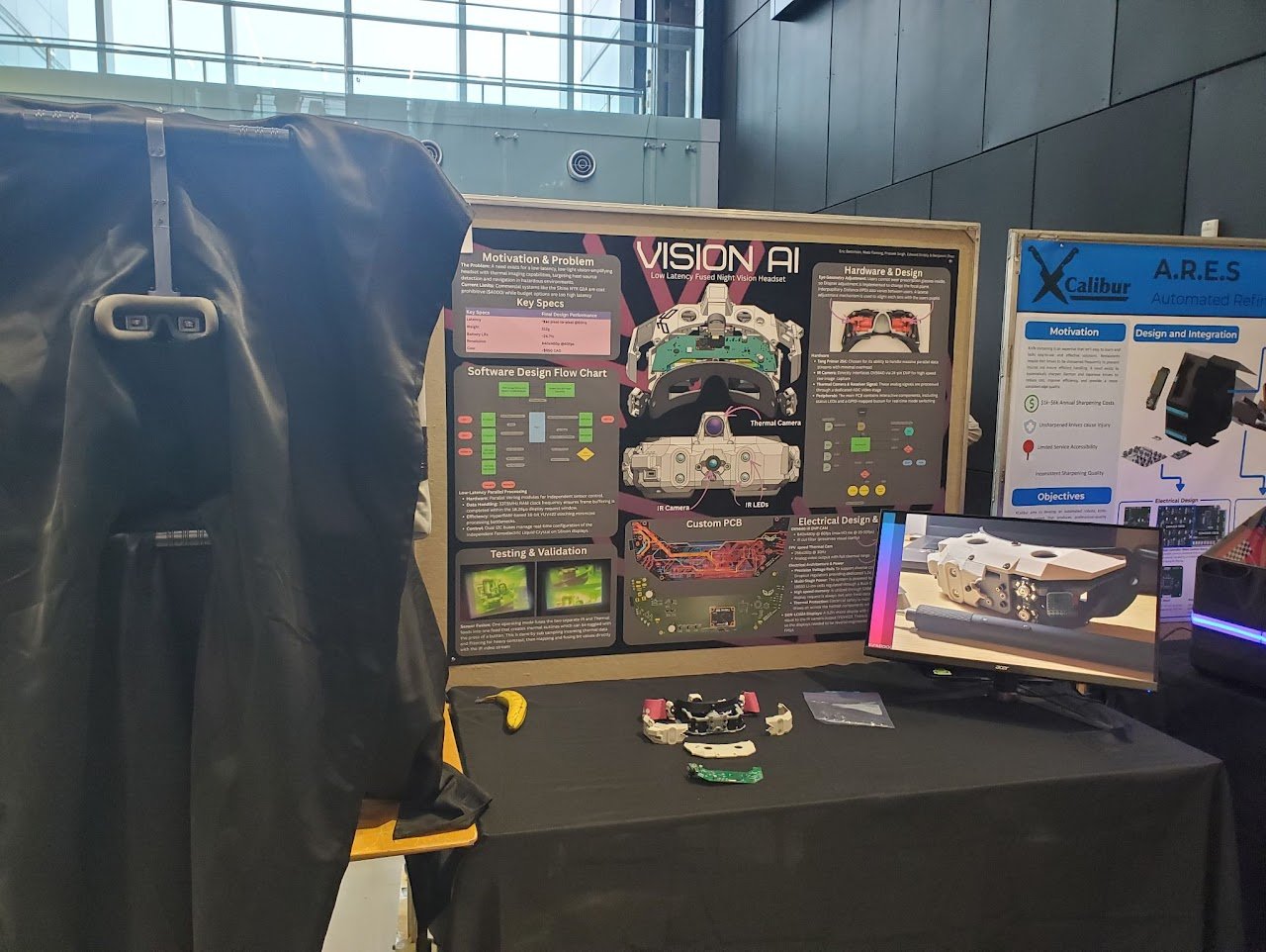 Vision AI at the capstone symposium showcase.